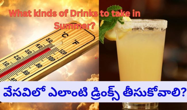 What kinds of Drinks to take in Summer?